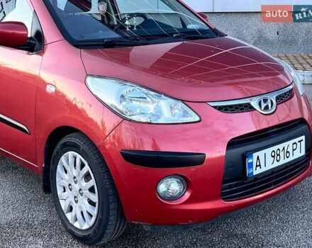 Красный Хендай и10, объемом двигателя 1.09 л и пробегом 97 тыс. км за 6200 $, фото 5 на Automoto.ua