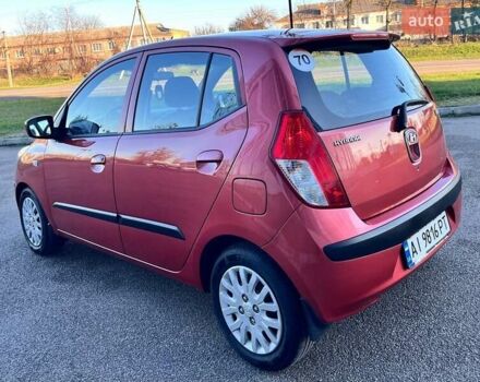 Красный Хендай и10, объемом двигателя 1.09 л и пробегом 97 тыс. км за 6200 $, фото 11 на Automoto.ua