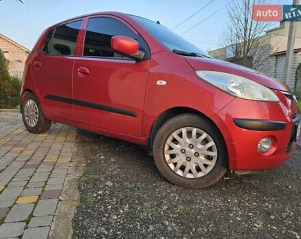 Красный Хендай и10, объемом двигателя 1.09 л и пробегом 163 тыс. км за 5500 $, фото 2 на Automoto.ua