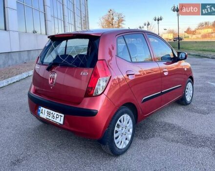 Красный Хендай и10, объемом двигателя 1.09 л и пробегом 97 тыс. км за 6200 $, фото 12 на Automoto.ua