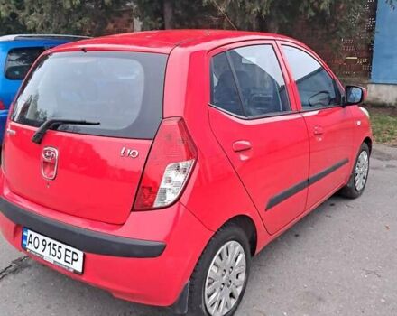 Красный Хендай и10, объемом двигателя 1.09 л и пробегом 194 тыс. км за 4350 $, фото 2 на Automoto.ua