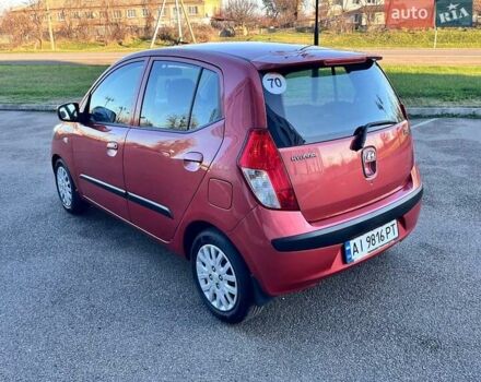 Красный Хендай и10, объемом двигателя 1.09 л и пробегом 97 тыс. км за 6200 $, фото 8 на Automoto.ua