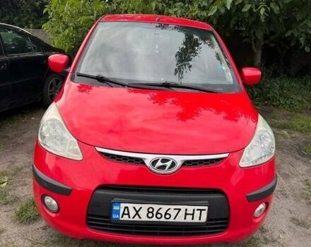 Красный Хендай и10, объемом двигателя 1.09 л и пробегом 144 тыс. км за 5500 $, фото 2 на Automoto.ua