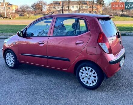 Красный Хендай и10, объемом двигателя 1.09 л и пробегом 97 тыс. км за 6200 $, фото 7 на Automoto.ua