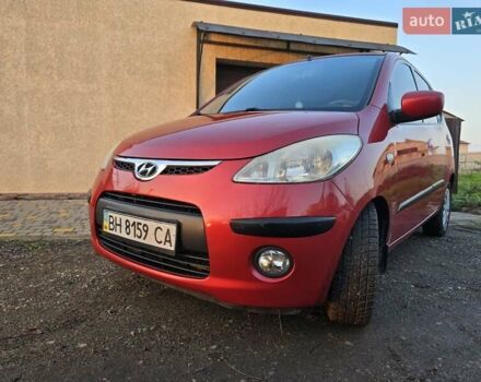 Красный Хендай и10, объемом двигателя 1.09 л и пробегом 163 тыс. км за 5500 $, фото 1 на Automoto.ua