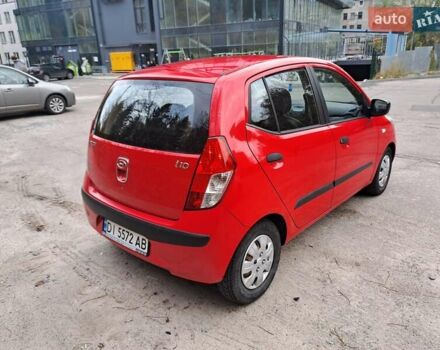 Красный Хендай и10, объемом двигателя 1.09 л и пробегом 201 тыс. км за 3600 $, фото 3 на Automoto.ua