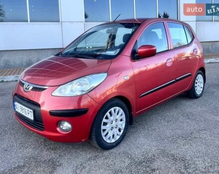Красный Хендай и10, объемом двигателя 1.09 л и пробегом 97 тыс. км за 6200 $, фото 3 на Automoto.ua