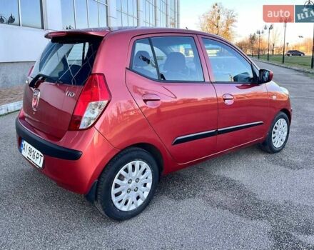 Красный Хендай и10, объемом двигателя 1.09 л и пробегом 97 тыс. км за 6200 $, фото 13 на Automoto.ua