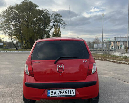 Красный Хендай и10, объемом двигателя 1.2 л и пробегом 154 тыс. км за 4500 $, фото 4 на Automoto.ua