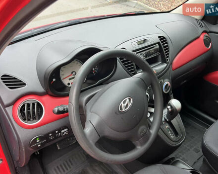 Красный Хендай и10, объемом двигателя 1.25 л и пробегом 174 тыс. км за 5000 $, фото 14 на Automoto.ua