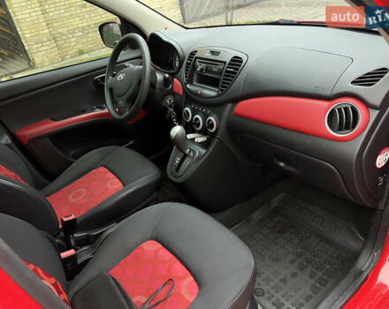 Красный Хендай и10, объемом двигателя 1.25 л и пробегом 174 тыс. км за 5000 $, фото 17 на Automoto.ua