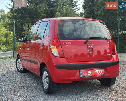 Червоний Хендай і10, об'ємом двигуна 1.25 л та пробігом 124 тис. км за 4590 $, фото 12 на Automoto.ua