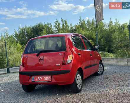 Червоний Хендай і10, об'ємом двигуна 1.25 л та пробігом 124 тис. км за 4590 $, фото 15 на Automoto.ua