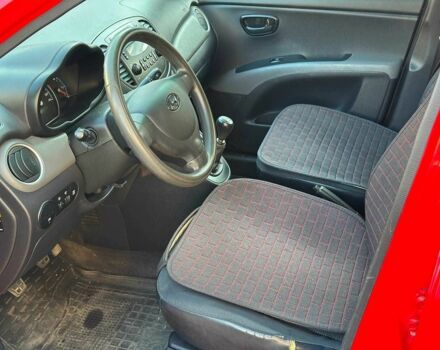 Красный Хендай и10, объемом двигателя 1.2 л и пробегом 189 тыс. км за 5440 $, фото 9 на Automoto.ua