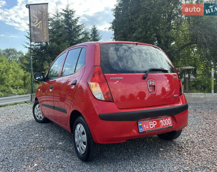 Червоний Хендай і10, об'ємом двигуна 1.25 л та пробігом 124 тис. км за 4590 $, фото 10 на Automoto.ua