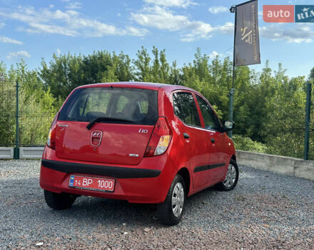Червоний Хендай і10, об'ємом двигуна 1.25 л та пробігом 124 тис. км за 4590 $, фото 14 на Automoto.ua