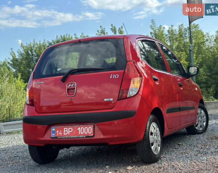 Червоний Хендай і10, об'ємом двигуна 1.25 л та пробігом 124 тис. км за 4590 $, фото 17 на Automoto.ua