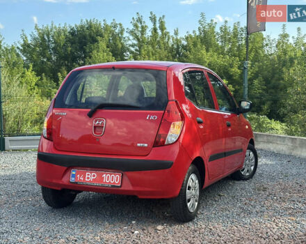 Червоний Хендай і10, об'ємом двигуна 1.25 л та пробігом 124 тис. км за 4590 $, фото 16 на Automoto.ua
