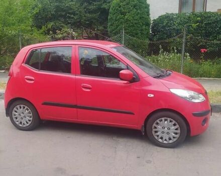 Красный Хендай и10, объемом двигателя 1.09 л и пробегом 140 тыс. км за 3900 $, фото 1 на Automoto.ua