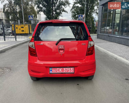 Красный Хендай и10, объемом двигателя 1.1 л и пробегом 117 тыс. км за 5499 $, фото 8 на Automoto.ua