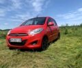 Красный Хендай и10, объемом двигателя 1.2 л и пробегом 128 тыс. км за 5100 $, фото 1 на Automoto.ua
