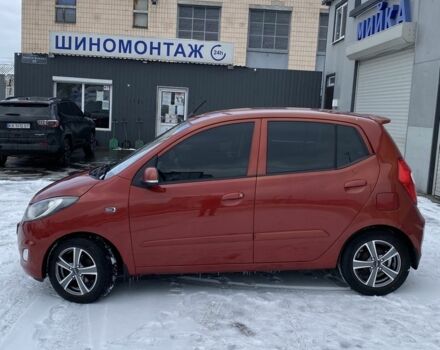 Красный Хендай и10, объемом двигателя 1.2 л и пробегом 162 тыс. км за 6200 $, фото 5 на Automoto.ua