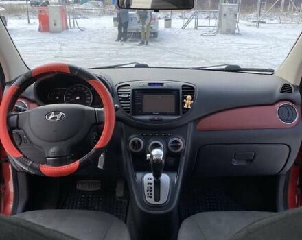 Красный Хендай и10, объемом двигателя 1.2 л и пробегом 162 тыс. км за 6200 $, фото 14 на Automoto.ua