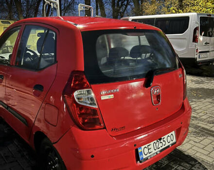 Хендай и10 2012 в Черновцах на Automoto.ua Красный Хендай и10, объемом двигателя 1.09 л и пробегом 185 тыс. км за 6200 $, фото 6 на Automoto.ua