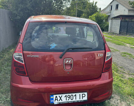 Красный Хендай и10, объемом двигателя 1.09 л и пробегом 91 тыс. км за 5000 $, фото 1 на Automoto.ua
