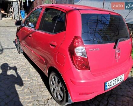 Красный Хендай и10, объемом двигателя 1.09 л и пробегом 211 тыс. км за 4200 $, фото 1 на Automoto.ua