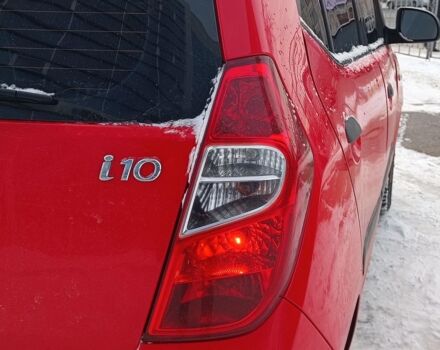 Червоний Хендай і10, об'ємом двигуна 1.1 л та пробігом 63 тис. км за 4490 $, фото 6 на Automoto.ua