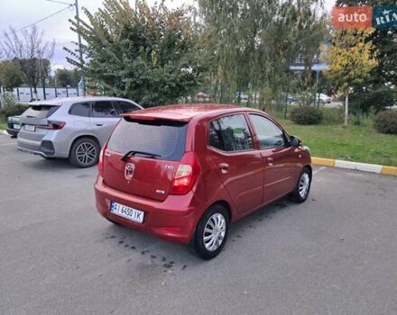 Красный Хендай и10, объемом двигателя 1.25 л и пробегом 88 тыс. км за 4500 $, фото 8 на Automoto.ua