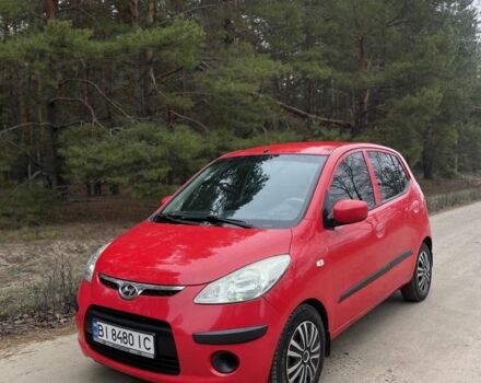 Красный Хендай и10, объемом двигателя 1.1 л и пробегом 159 тыс. км за 4700 $, фото 1 на Automoto.ua