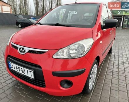 Красный Хендай и10, объемом двигателя 1.1 л и пробегом 113 тыс. км за 5000 $, фото 1 на Automoto.ua