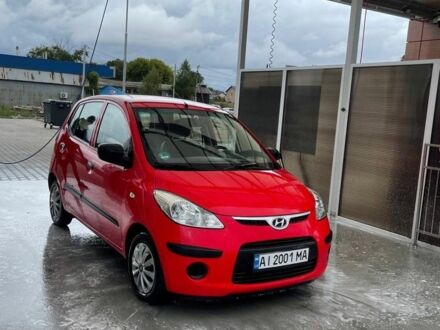 Хендай і10 2009 у Києві на Automoto.ua Червоний Хендай і10, об'ємом двигуна 1.1 л та пробігом 167 тис. км за 3900 $, фото 1 на Automoto.ua