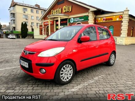 Хендай і10 2009 у Фастове на Automoto.ua Червоний Хендай і10, об'ємом двигуна 1.2 л та пробігом 71 тис. км за 5500 $, фото 1 на Automoto.ua