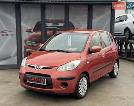 Красный Хендай и10, объемом двигателя 1.09 л и пробегом 123 тыс. км за 6300 $, фото 1 на Automoto.ua