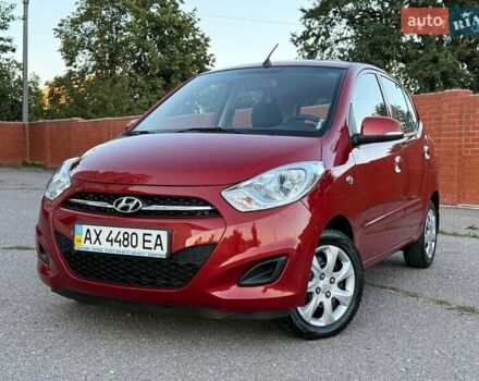 Красный Хендай и10, объемом двигателя 1.2 л и пробегом 47 тыс. км за 8180 $, фото 1 на Automoto.ua