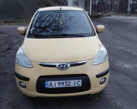 Желтый Хендай и10, объемом двигателя 1.09 л и пробегом 242 тыс. км за 5700 $, фото 5 на Automoto.ua
