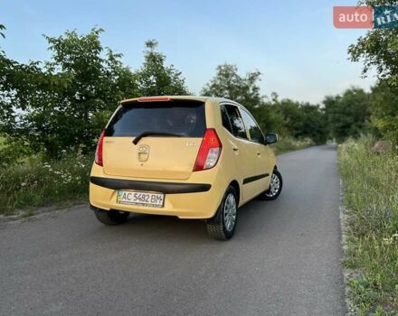 Жовтий Хендай і10, об'ємом двигуна 1.09 л та пробігом 194 тис. км за 4900 $, фото 8 на Automoto.ua