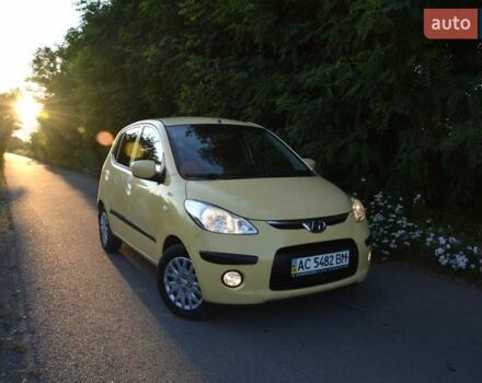 Жовтий Хендай і10, об'ємом двигуна 1.09 л та пробігом 198 тис. км за 4300 $, фото 1 на Automoto.ua
