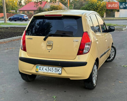 Жовтий Хендай і10, об'ємом двигуна 1.1 л та пробігом 117 тис. км за 6500 $, фото 7 на Automoto.ua