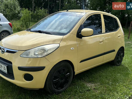 Хендай и10 2008 в Коломые на Automoto.ua Желтый Хендай и10, объемом двигателя 1.2 л и пробегом 243 тыс. км за 4000 $, фото 1 на Automoto.ua