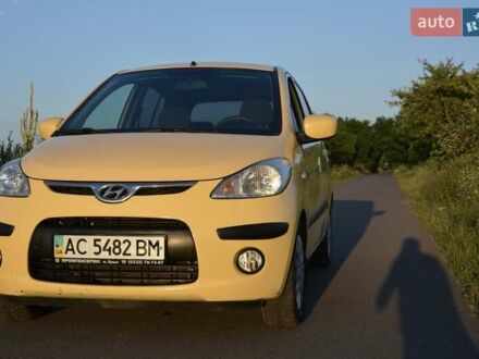 Жовтий Хендай і10, об'ємом двигуна 1.09 л та пробігом 198 тис. км за 4300 $, фото 1 на Automoto.ua