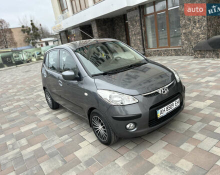 Серый Хендай и10, объемом двигателя 1.1 л и пробегом 50 тыс. км за 7999 $, фото 9 на Automoto.ua