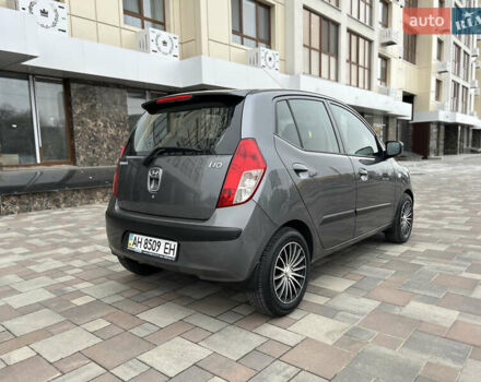 Серый Хендай и10, объемом двигателя 1.1 л и пробегом 50 тыс. км за 7999 $, фото 5 на Automoto.ua
