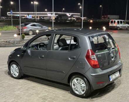 Сірий Хендай і10, об'ємом двигуна 1.1 л та пробігом 76 тис. км за 7599 $, фото 1 на Automoto.ua