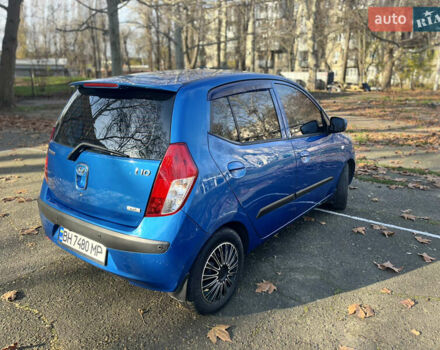 Синий Хендай и10, объемом двигателя 1.2 л и пробегом 189 тыс. км за 5200 $, фото 8 на Automoto.ua