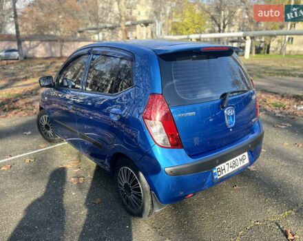 Синий Хендай и10, объемом двигателя 1.2 л и пробегом 189 тыс. км за 5200 $, фото 9 на Automoto.ua