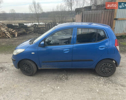 Синий Хендай и10, объемом двигателя 1.12 л и пробегом 147 тыс. км за 4500 $, фото 3 на Automoto.ua